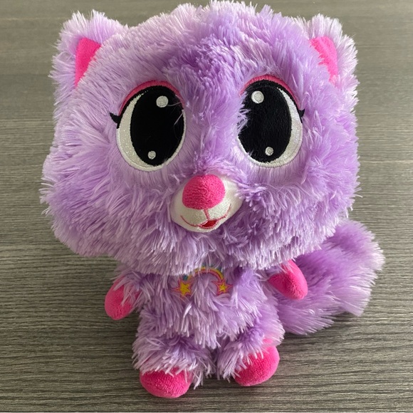 BMI Fox Plush Stuffed Animal Toy glitter eyes 11” - Picture 1 of 8